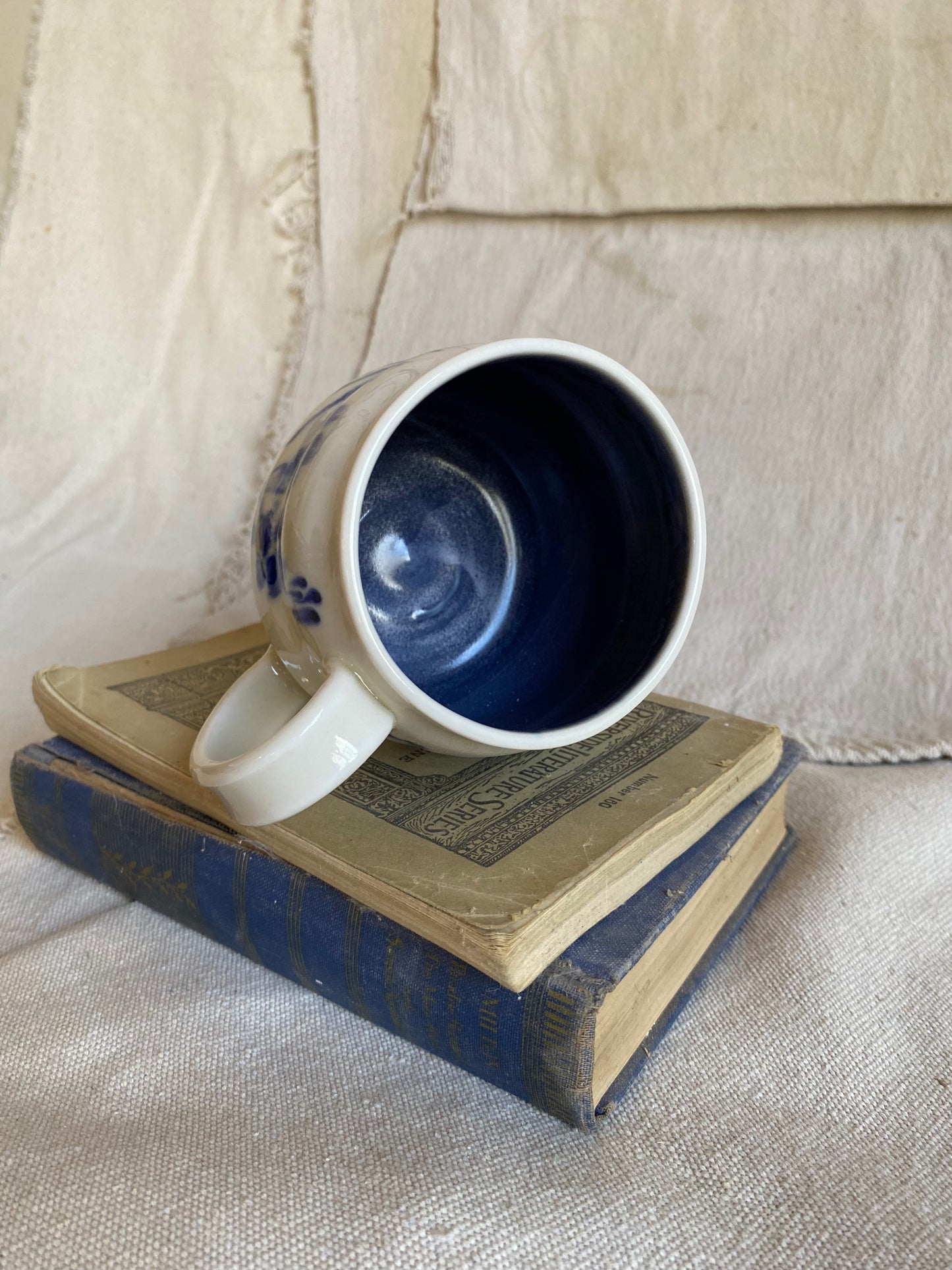 Blue and White Mug