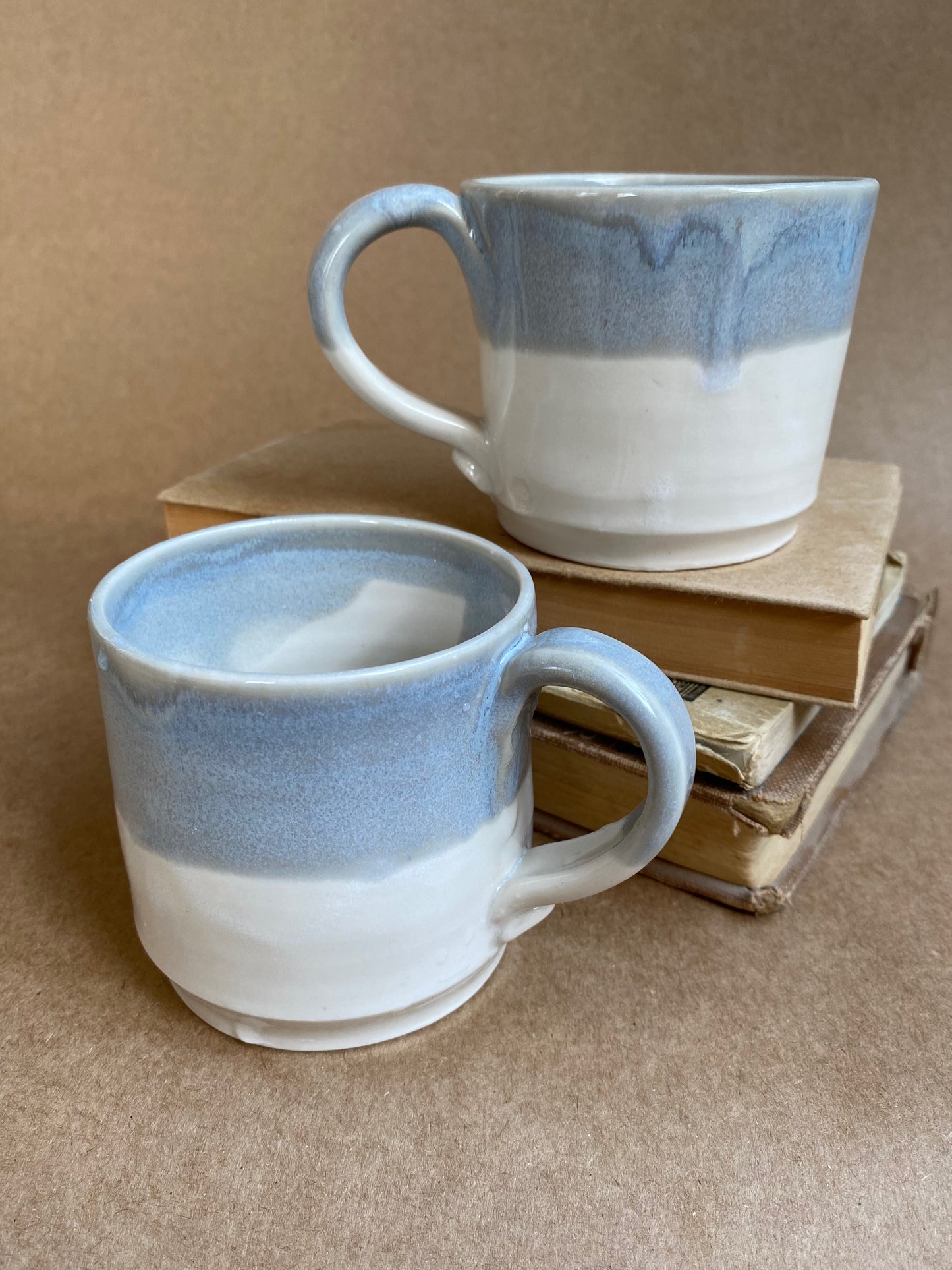 White and Cloud Blue Mug