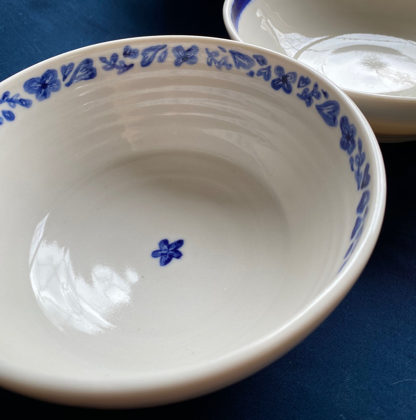 Cobalt Floral Bowl