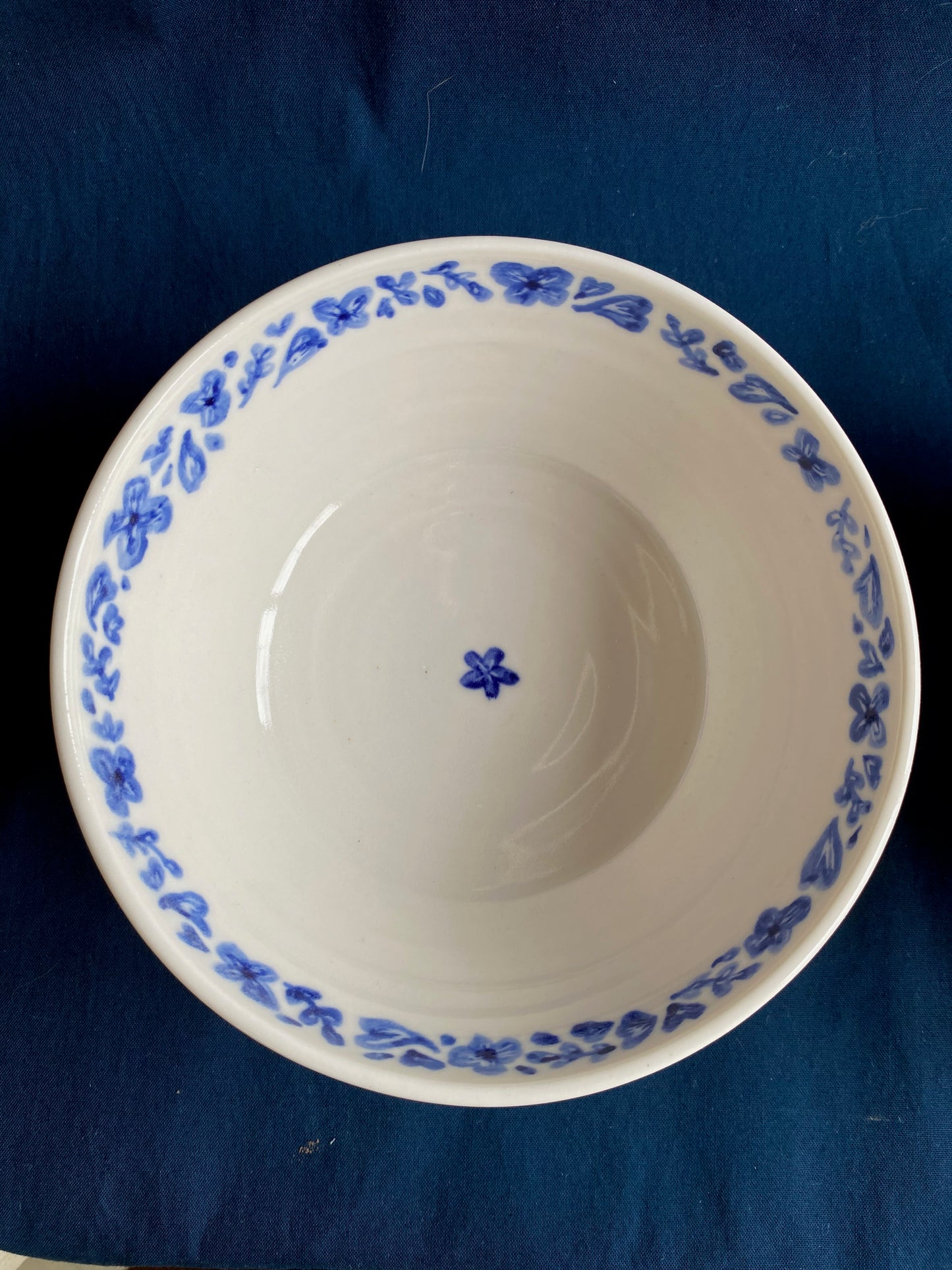 Cobalt Floral Bowl