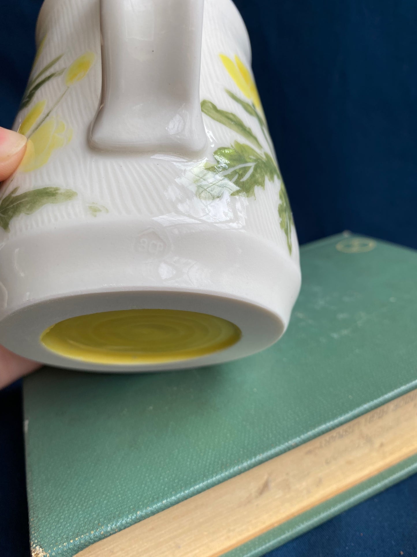 Wood Poppy Carved Mug