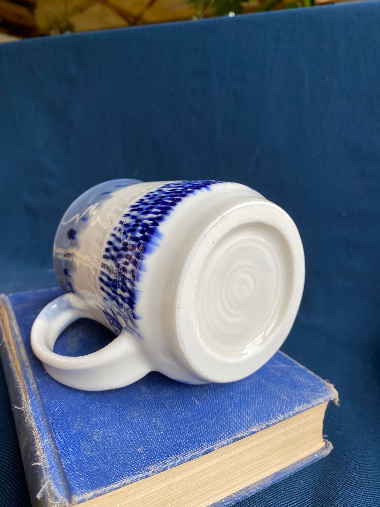 Drippy Cobalt Mug