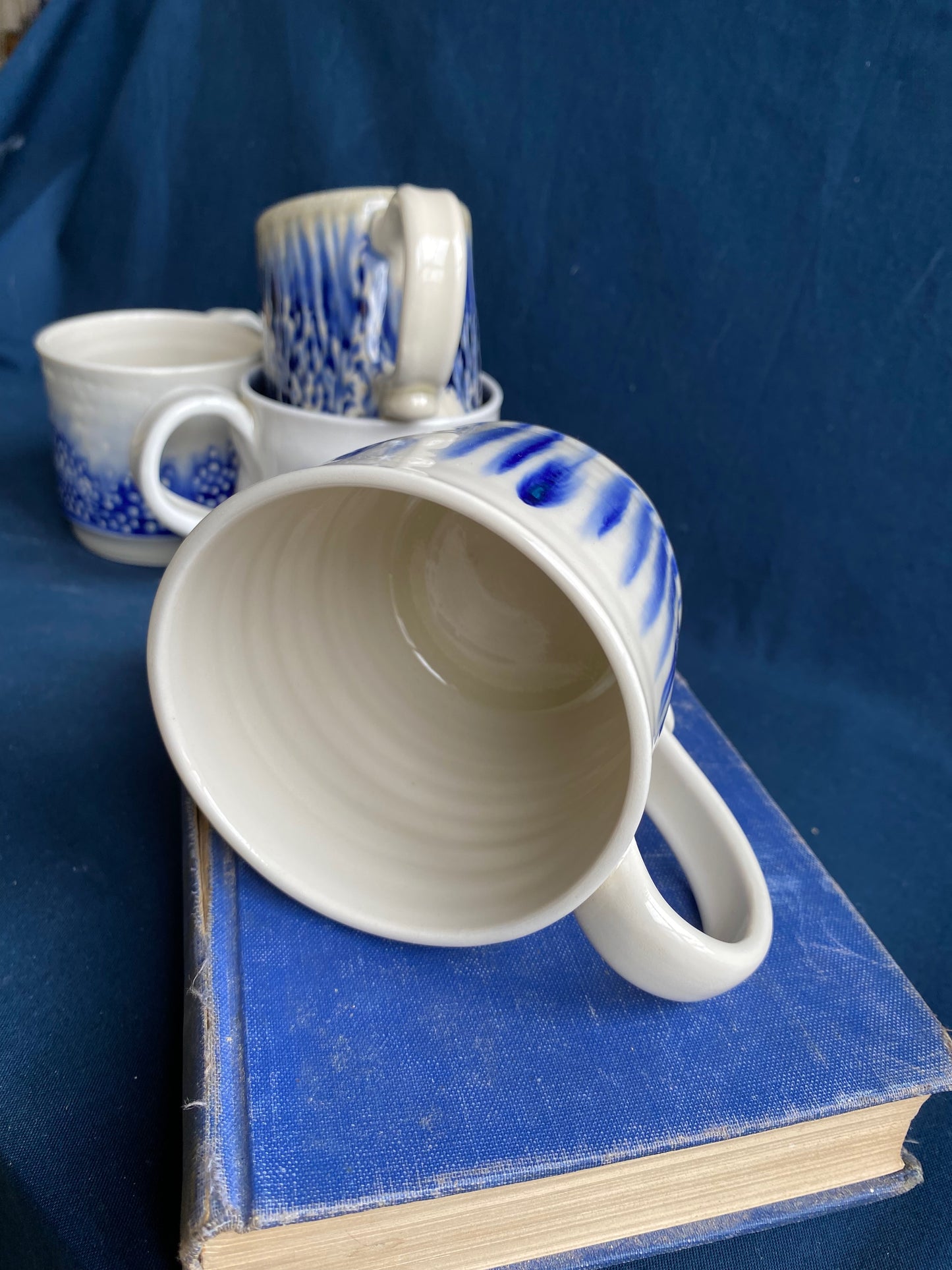 Drippy Cobalt Mug