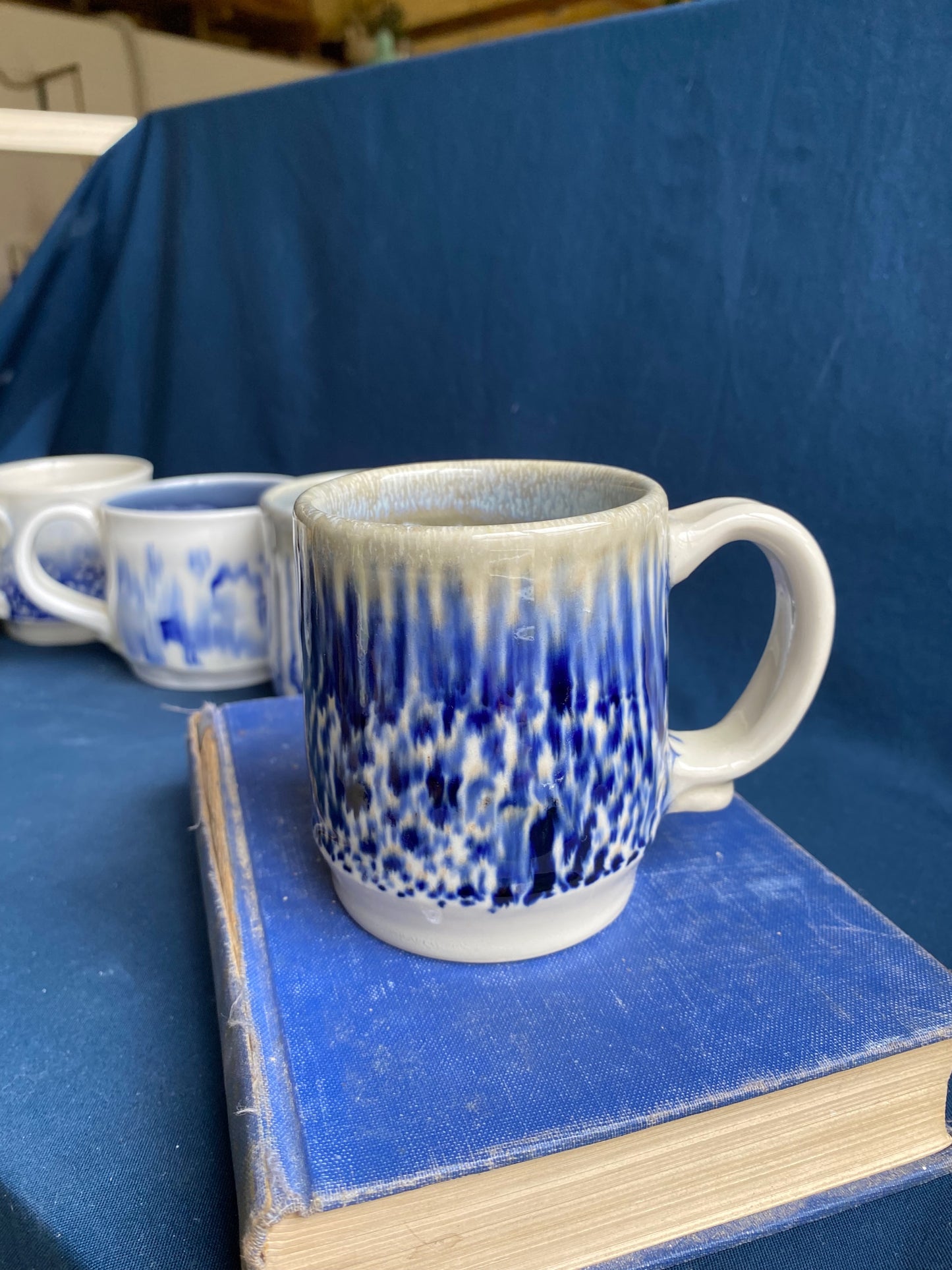 Drippy Cobalt Mug