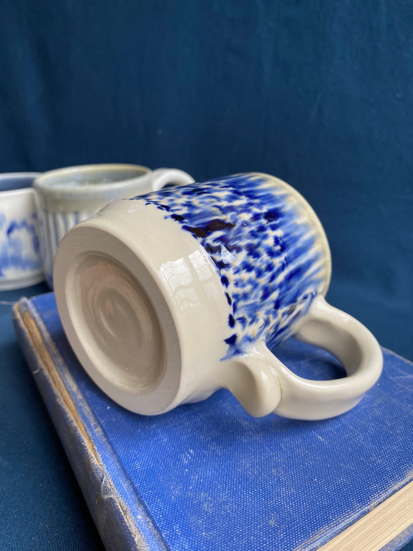 Drippy Cobalt Mug