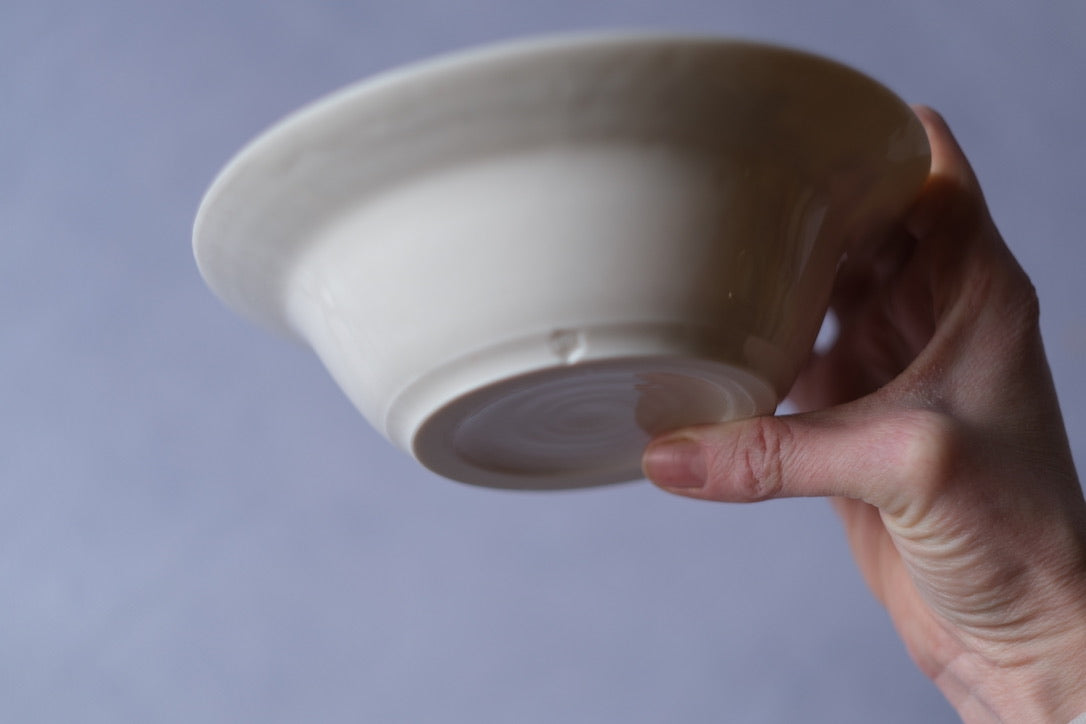 Carved Zinnia Cereal Bowl