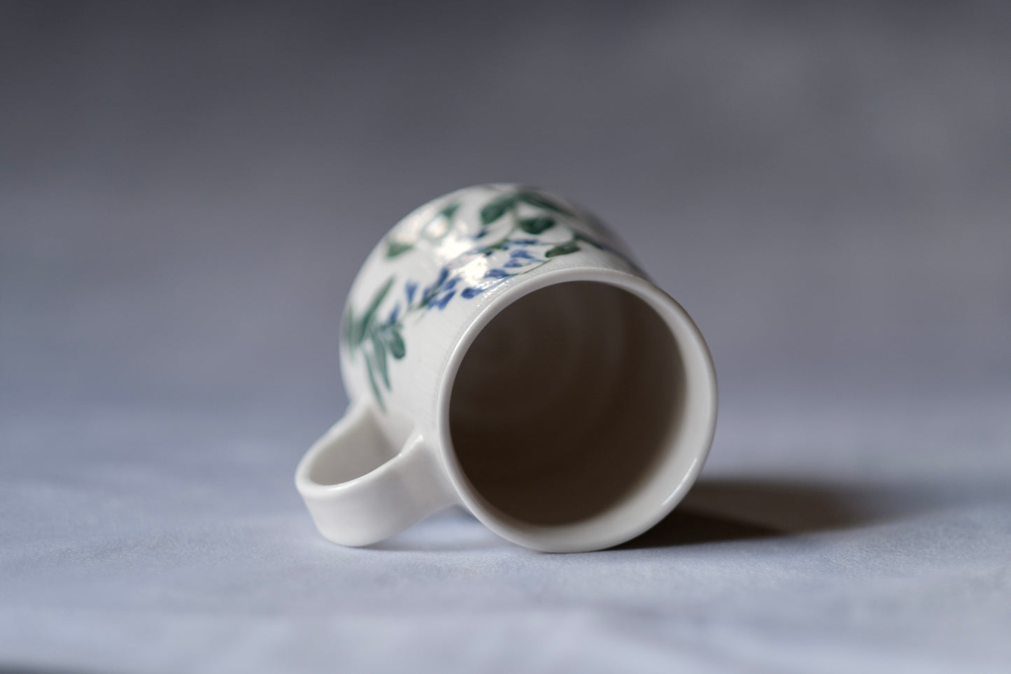Bluebell Carved Mug