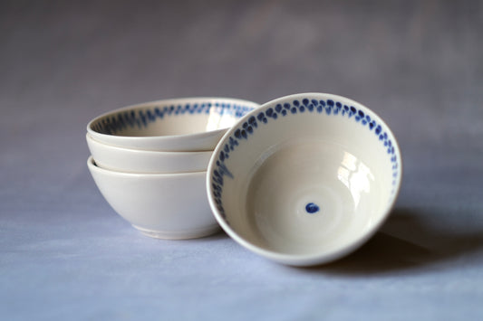Cobalt Drippy Bowl