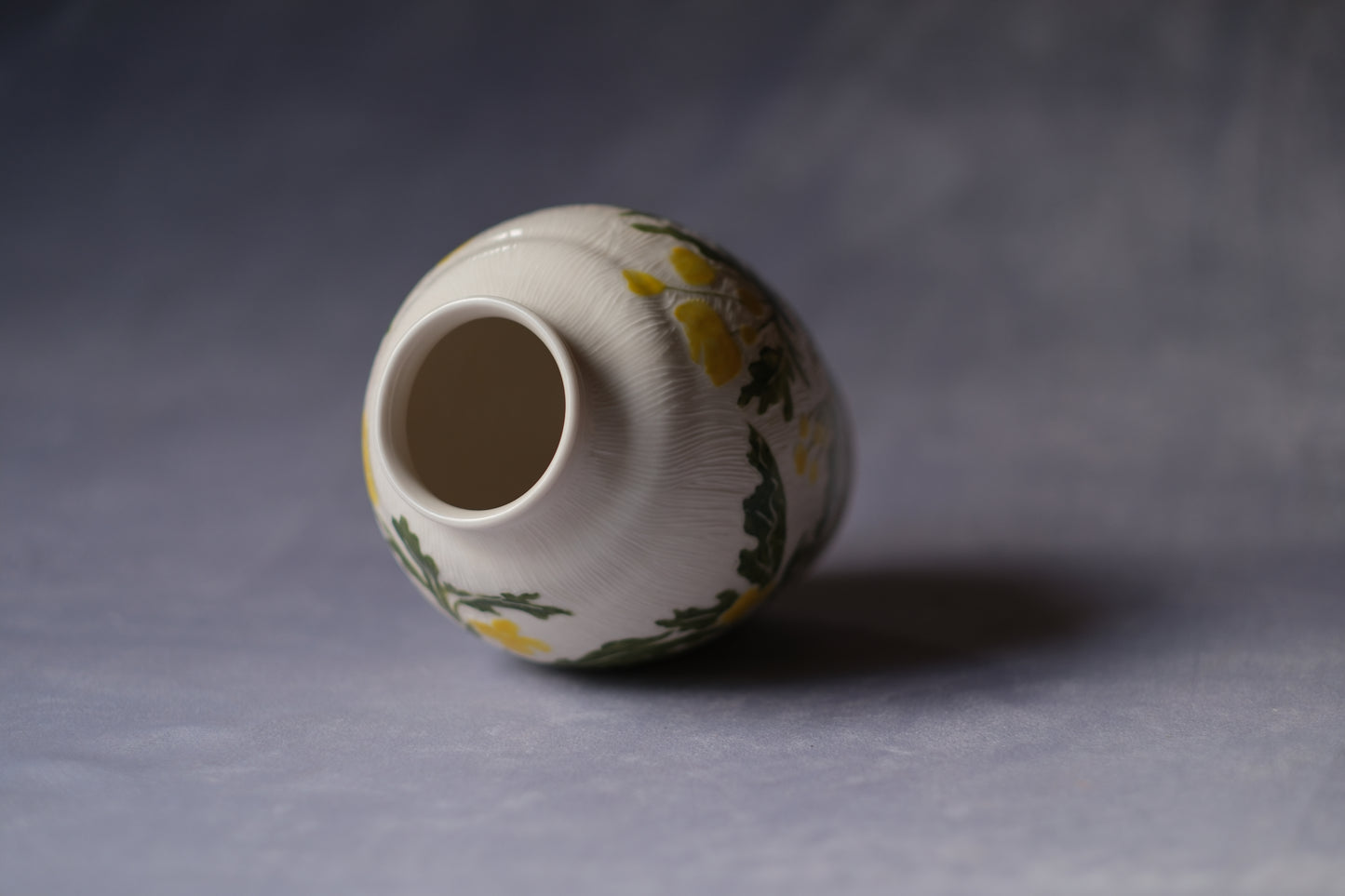 Wood Poppy Carved Vase