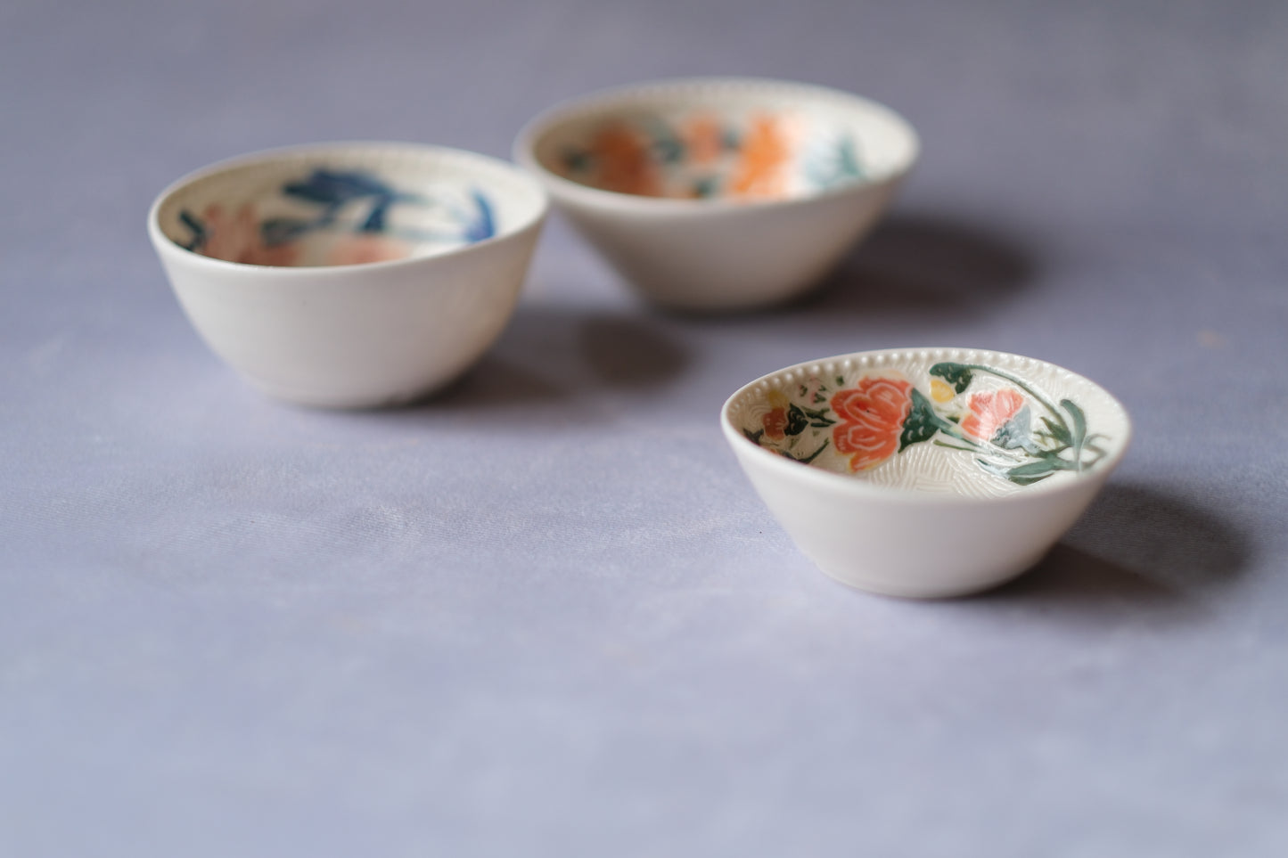 Mini Carved Zinnia Bowl