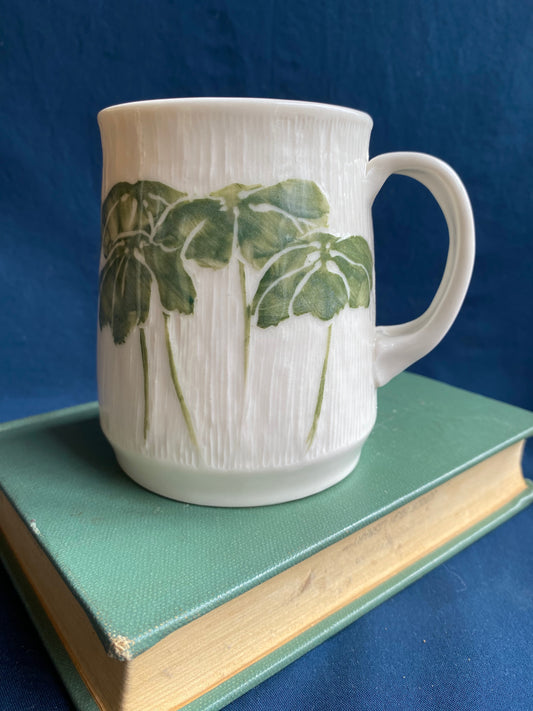 May Apple Carved Mug