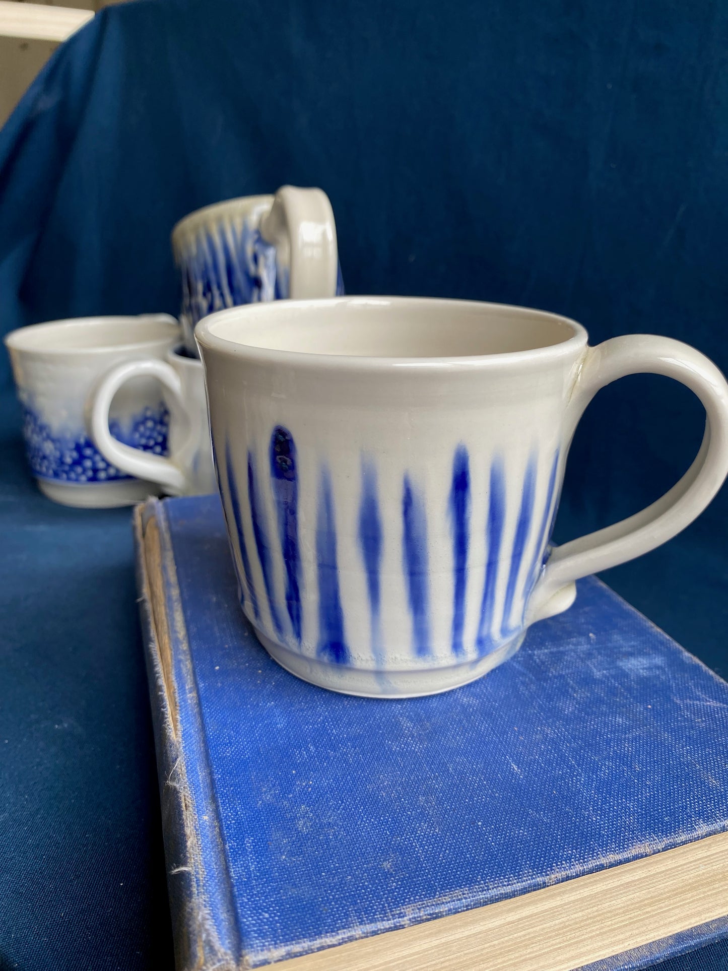 Drippy Cobalt Mug