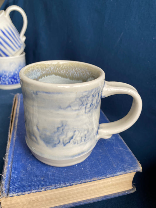 Drippy Cobalt Mug